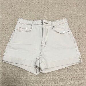 Wild Fable Off-White Jean Shorts